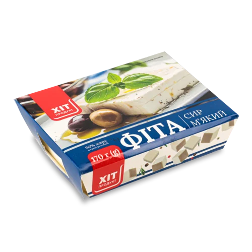 Сир М'який Вищого Ґатунку Фіта Хіт, к/у 170г