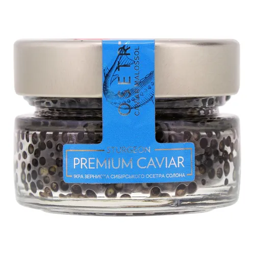 Ікра осетрова зерниста солона Premium Caviar Osetr 65г