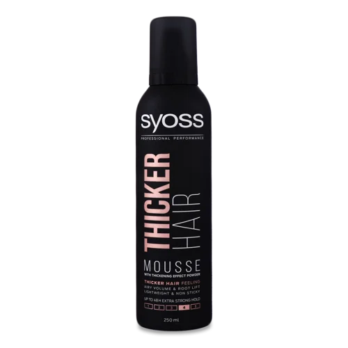 Мус для Волосся З Ефектом Потовщення Thicker Hair 4 Syoss, 250мл