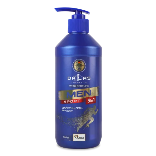 Шампунь-гель для душу 3в1 Sport Men Dalas, 500г