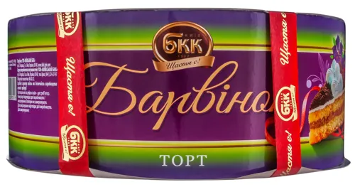 Торт Барвинок БКК картонна упаковка 0.85кг