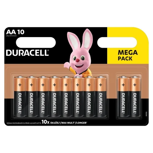 Батарейки Duracell Basic лужні АА LR06 MN2400 1.5V 10шт
