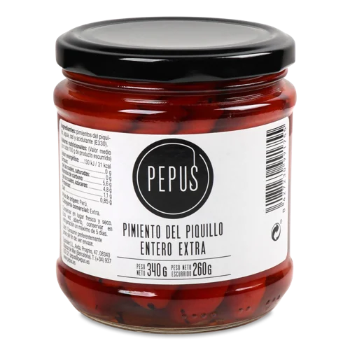 Перці Pepus Маленькі, Вищого Ґатунку, 200г