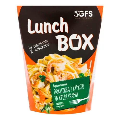 Локшина з куркою та креветками Lunch Box GFS