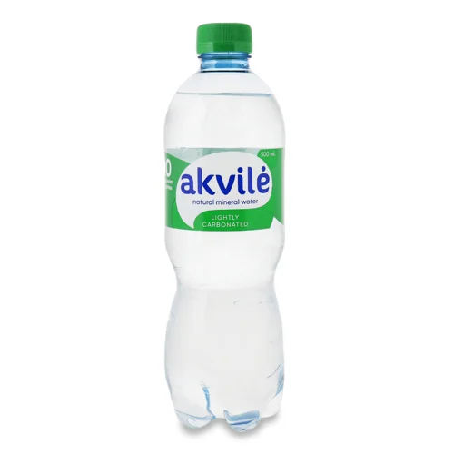 Вода мінеральна Akvile середньогазована 0,5 л