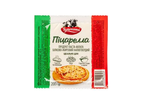 Продукт паста-філата Тульчинка Піцарелла 45% флоу-пак 200г