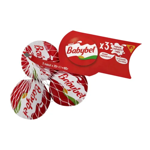 Сир напівтвердий Mini Babybel 45% м/у 60г