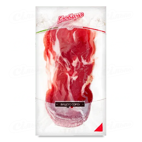 Шинка «Глобино» «Прошутто» нарізка сиров'ялена вищого ґатунку, 80г