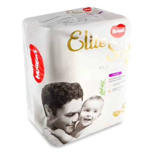 Дитячі Трусики-Підгузники Platinum Elite Soft Huggies, 12-17 кг, 19 шт, в/ґ