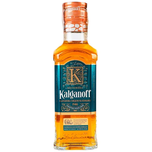 Горілка Kalganoff з медом на коньяку 40% 250мл