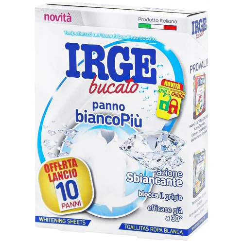 Серветка-пастка Irge для прання білих речей з відбілювачем 10шт