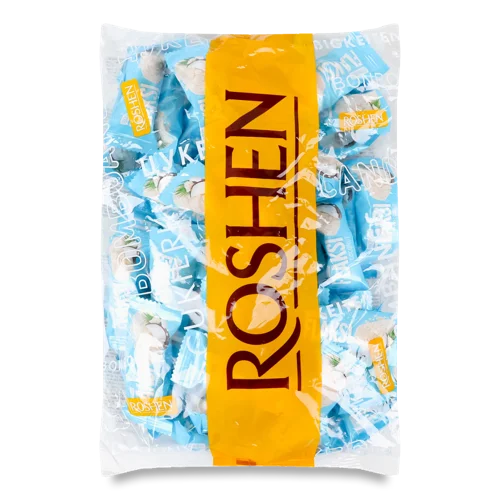 Цукерки Вафельні Пластівці Кокос Flaksi Roshen, В/ґ, 500г