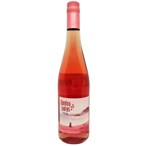 Вино Vinho Verde Quatro Patas рожеве напівсухе 10% 0,75л