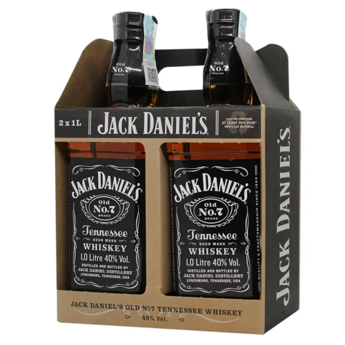 Віскі Jack Daniels Twinset 40% 2шт*1л