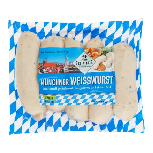 Сосиски Мюнхенські Greisinger вищого ґатунку 350г