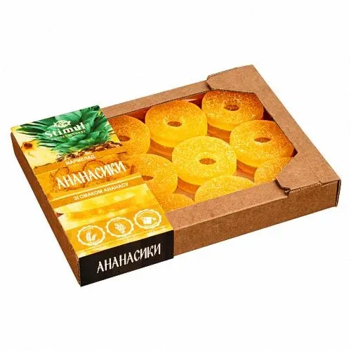 Мармелад Stimul Ананасики з ароматом ананасу, 280 г