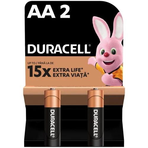 Батарейки Duracell AA лужні 2шт