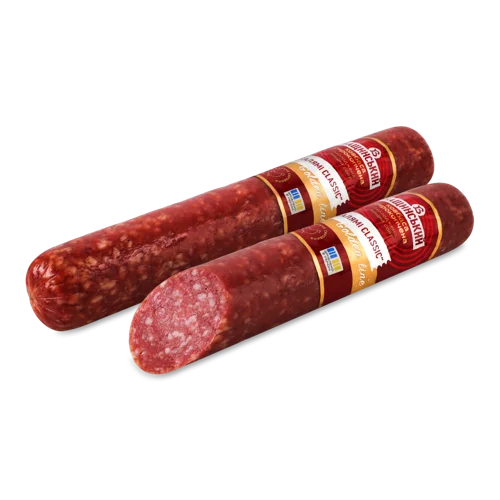 Ковбаса Птиця Салямі Вищого Ґатунку Н/К Бащинський, 0.27 кг