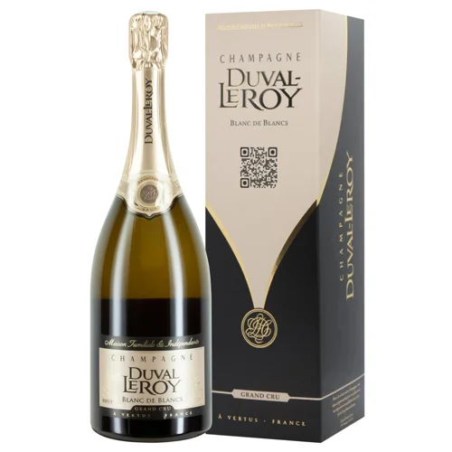 Шампанське Duval-Leroy Prestige Grand Cru Blanc de Blancs Brut біле брют 12% 0,75л
