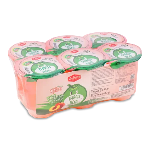 Напій Anhhong Nata De Coco кокос та персик