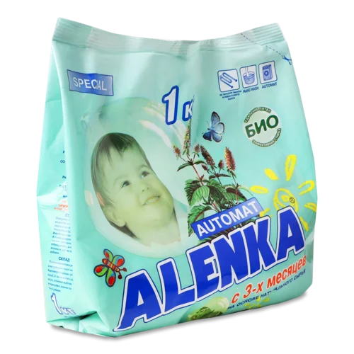 Пральний Порошок Аленка Біо, автомат, 1 кг, 8*10.13