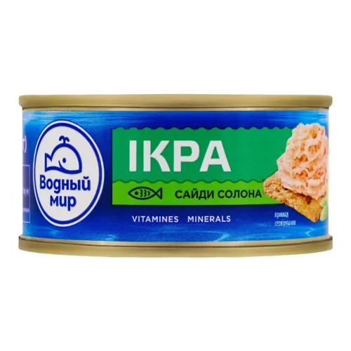 Ікра сайди солона Водний Світ з/б 110г