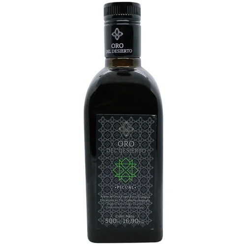 Олія оливкова Oro del Desierto Picual Extra Virgin органічна 0,5л