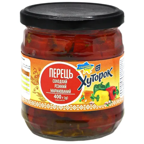 Перець солодкий маринований різний Хуторок 4