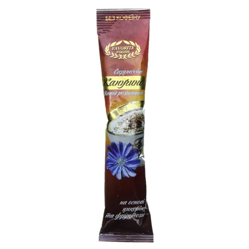 Капучино На Основі Цикорію Та Фруктози, ТМ 'FAVORITE FOODS', СТІК, 16г. 25шт.