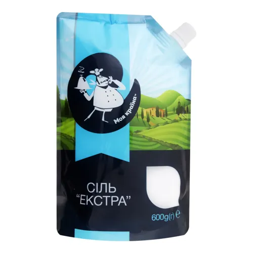 Сіль кухонна виварна Екстра Моя Країна д/п 600г