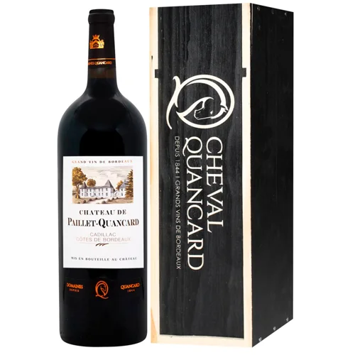 Вино Chateau de Paillet-Quancard червоне сухе 13,5% 1,5л