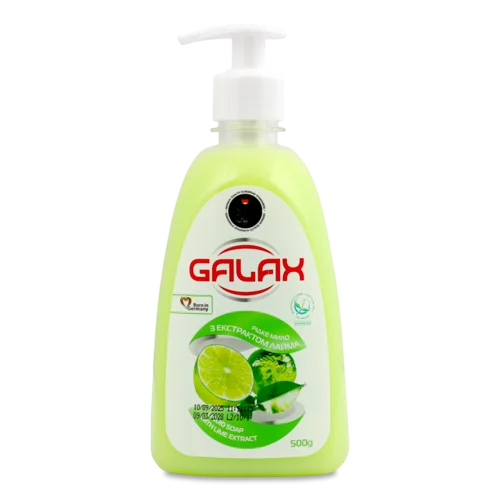 Рідке Мило з Екстрактом Лайма Galax, 480мл