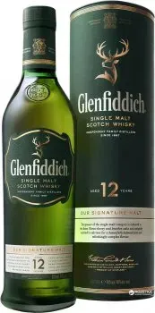 Віскі Glenfiddich 12 років витримки 1л 40%