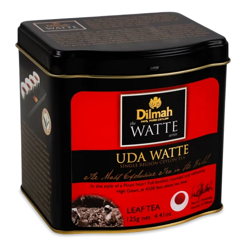 Чай Чорний Цейлонський Байховий Листовий Uda Watte Dilmah, з/б 125г