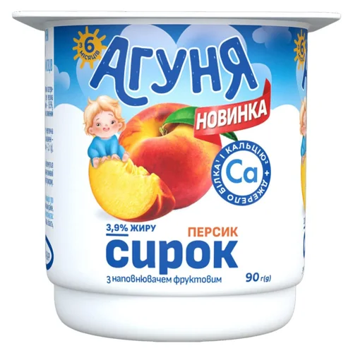 Сирок Агуня персик 3,9% 90г