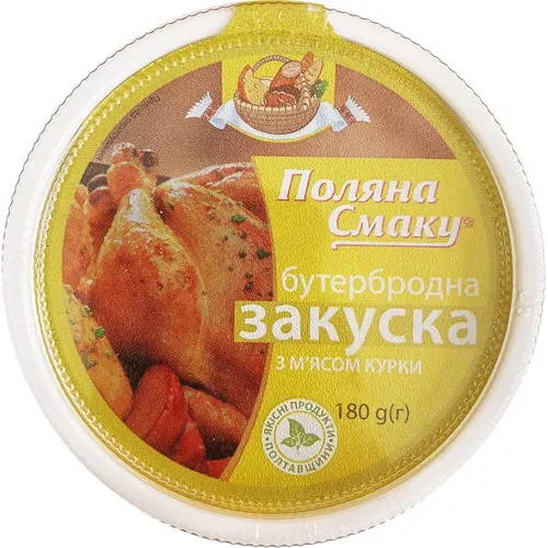 Закуска Поляна Смаку Куряча 180г