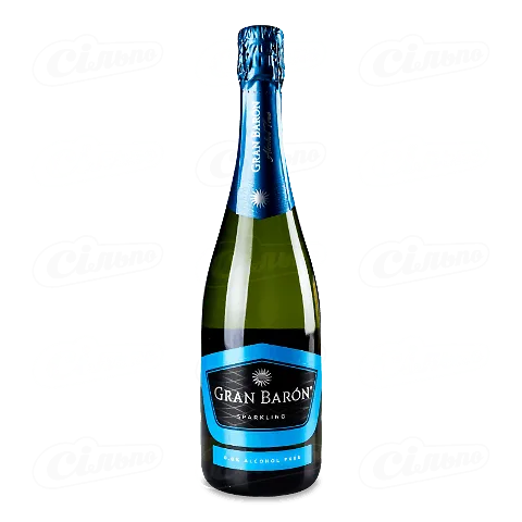 Вино ігристе Gran Baron безалкогольне, 0,75л