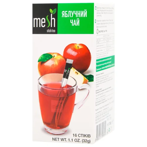 Чай фруктовий Mesh яблучний 2г*16шт