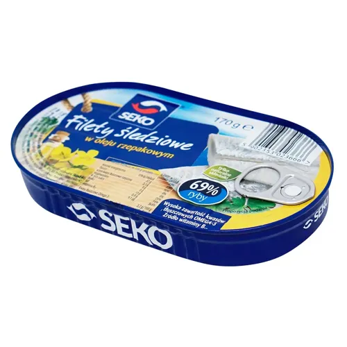 Оселедець Seko філе в олії 170г