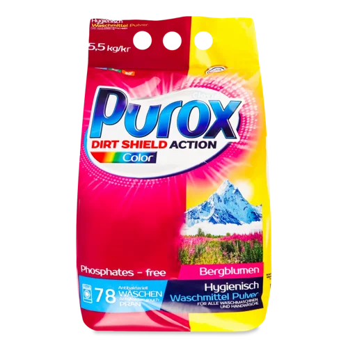 Пральний Засіб Порошкоподібний Color Purox В/ґ 5.5кг