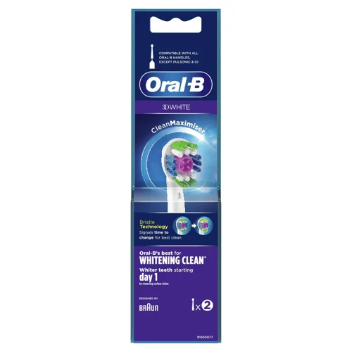 Насадки для електричної зубної щітки Oral-B 3D White 2шт
