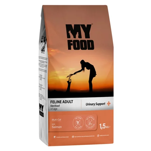 Корм сухий My Food з лососем для стерилізованих котів 1,5кг