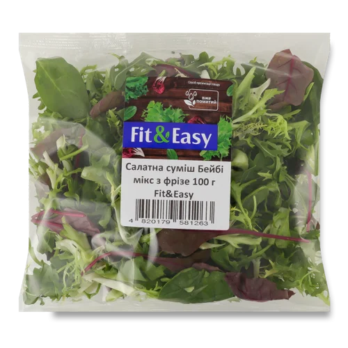 Салатна Суміш Baby Microgreens з Фрізе, В/ґ, 100г