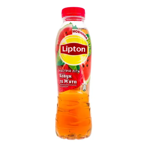 Напій безалкогольний негазований Кавун та м'ята Настрій літа Lipton п/пл 0.5л