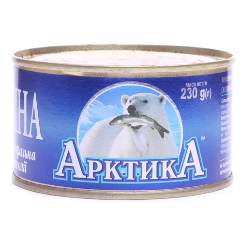 Сардини АрктикА натуральні з додаванням олії 230г
