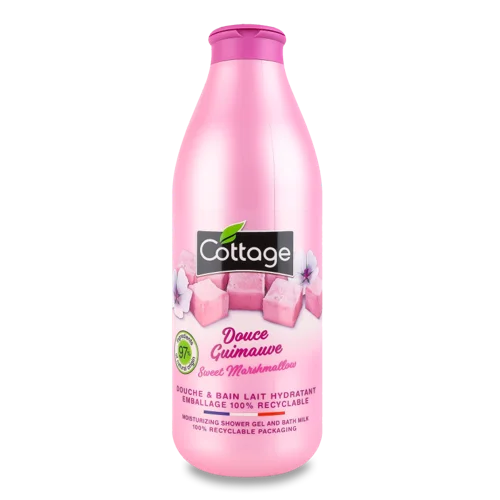 Гель для Душу та Молочко для Ванни Sweet Marshmallow Cottage, 750мл