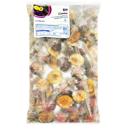 Слива Aro половинки швидкозаморожена 2,5кг