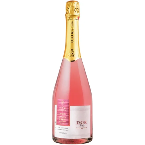 Вино ігристе Dor Rose рожеве напівсолодке 11,5% 0,75л