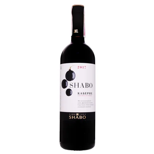 Вино 0.75л 13.2% червоне сухе Каберне Shabo пл
