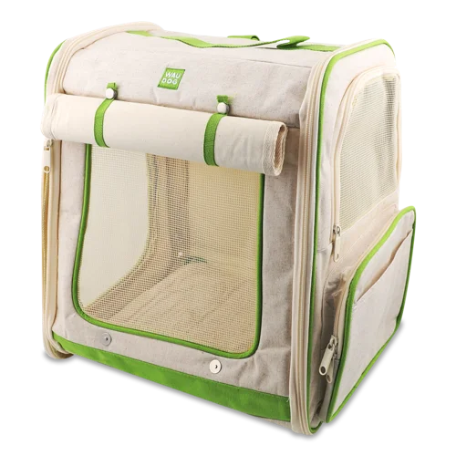 Рюкзак-переноска для котів та дрібних собак Relax Eco, до 8 кг, 42x34x27 см, В/ґ, WauDog